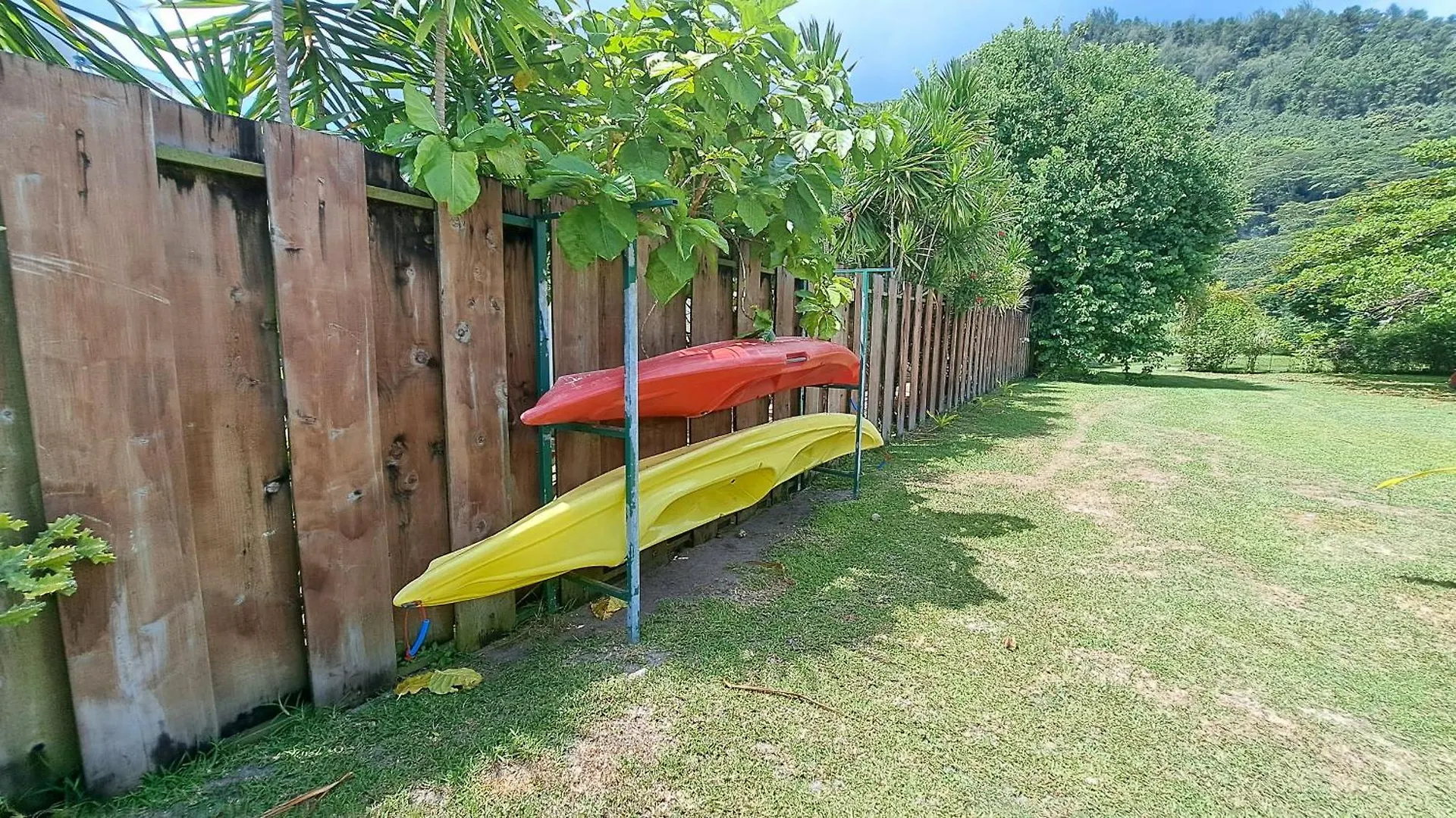 Hébergement de vacances Moorea - Fare Tiki Beach Haapiti